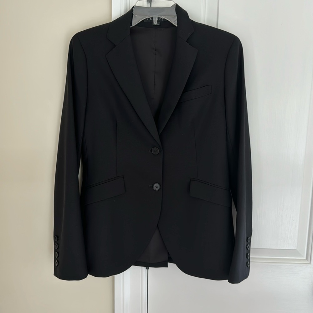Theory black blazer